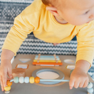 Manches du t-shirt jaune évolutif Pop'Kidz