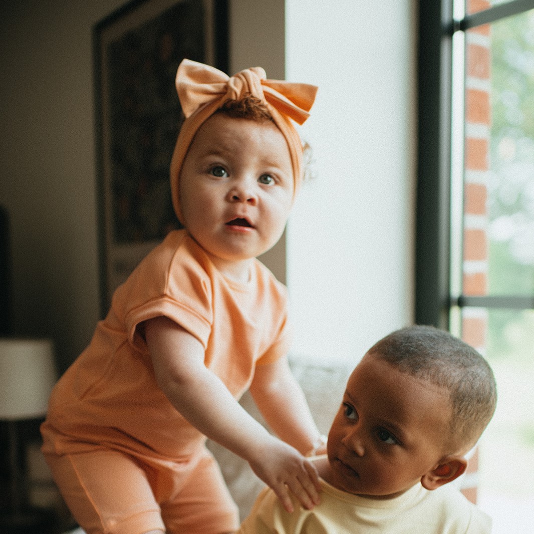 Bandeau noeud orange